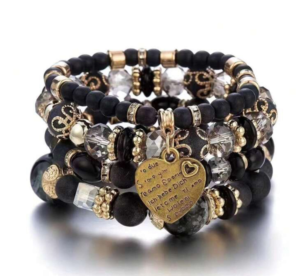 Multilayer Beaded Bracelet