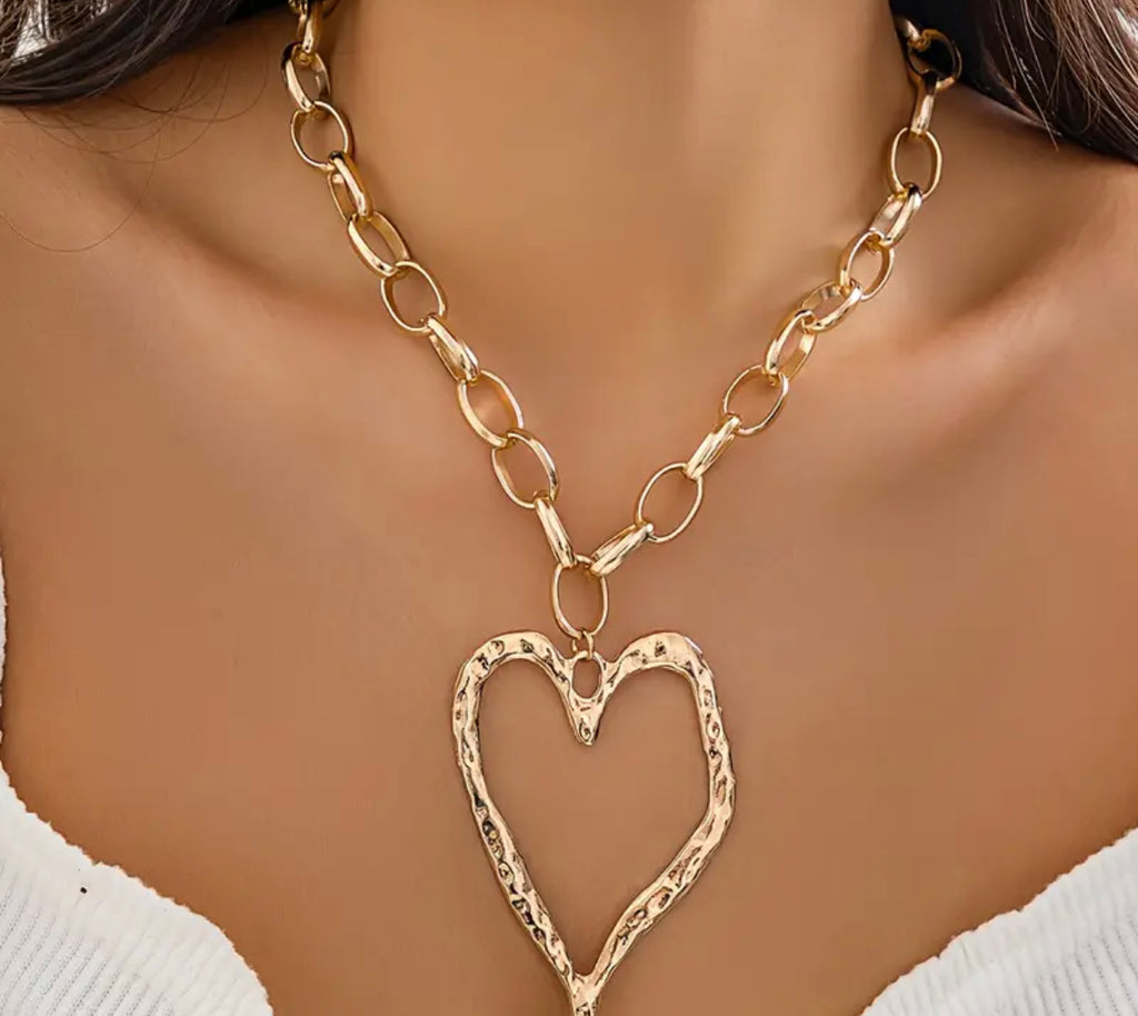 Heart O-Shaped Necklace