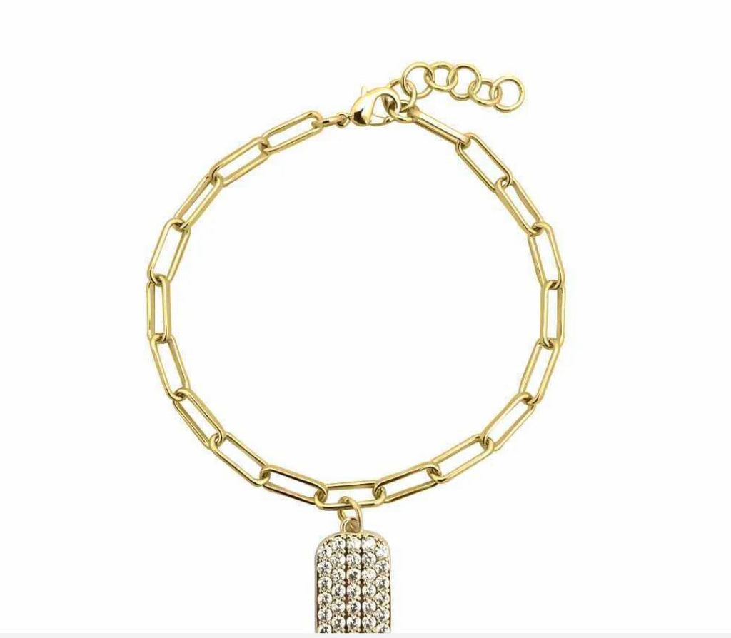 Square Charm Bracelet