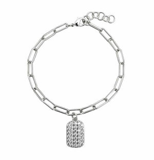 Square Charm Bracelet
