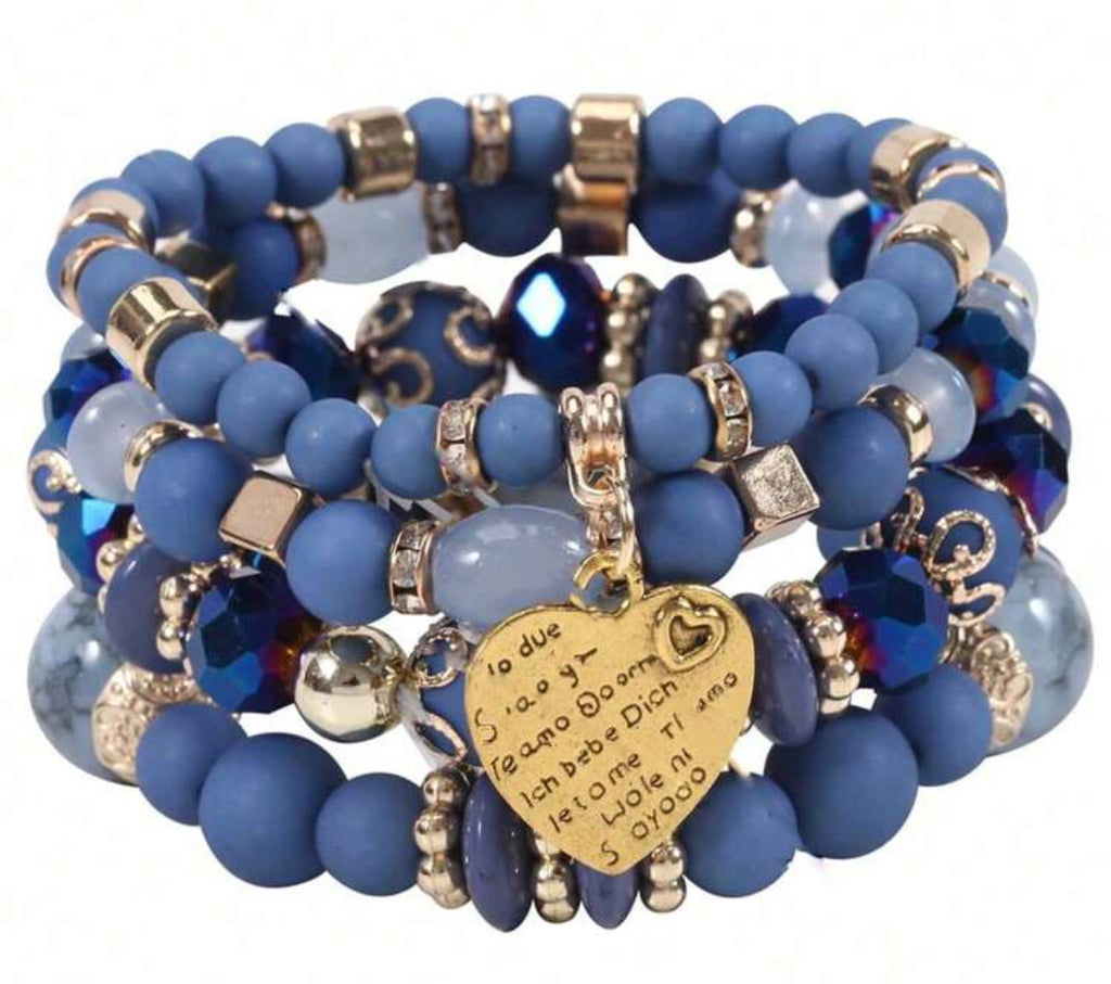 Multilayer Beaded Bracelet
