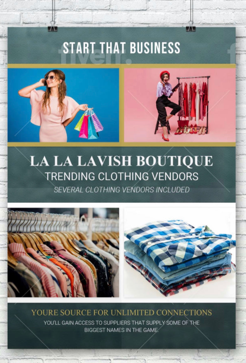 La La Lavish Boutique Clothing Vendors